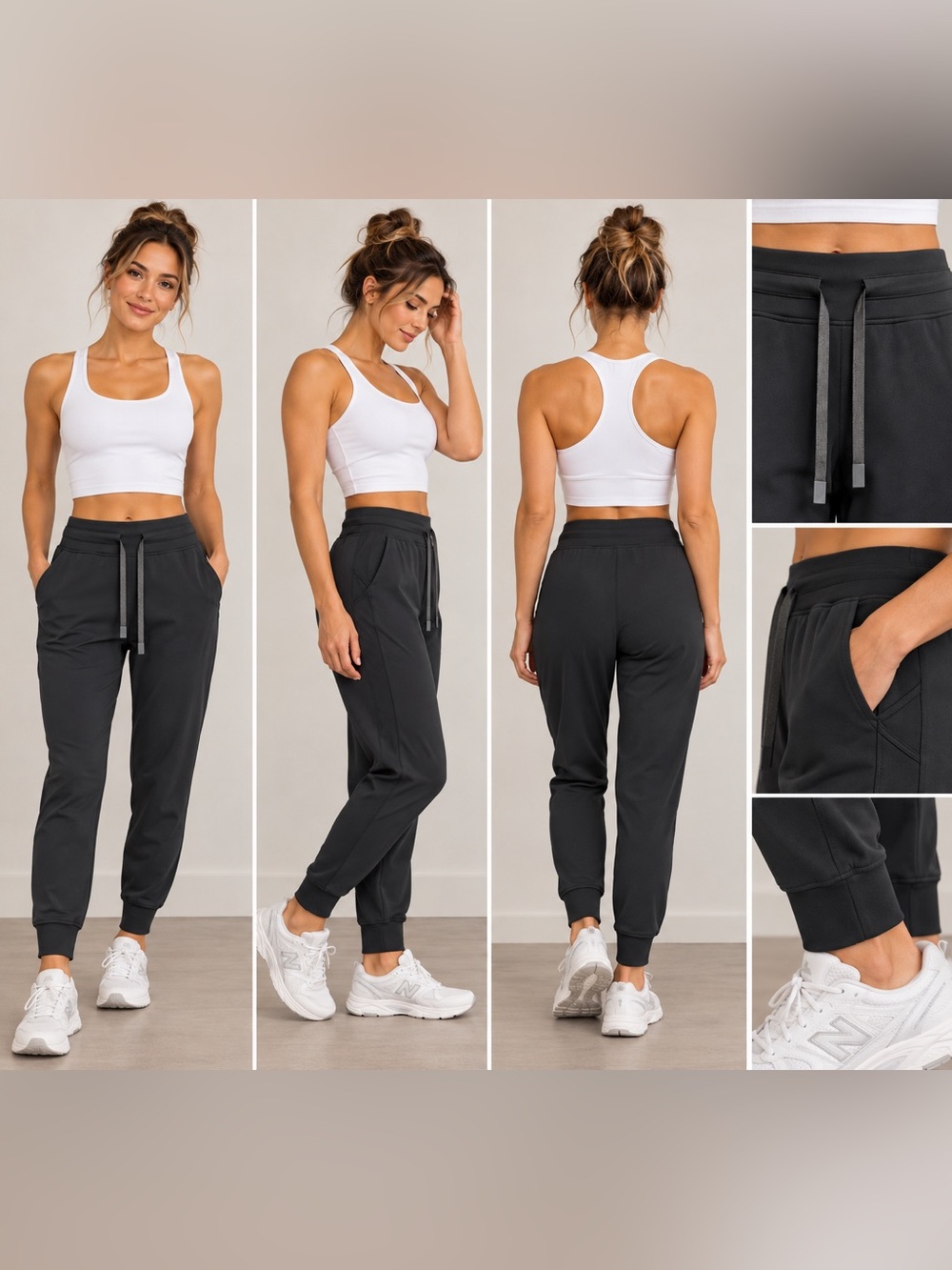 Lululemon Rulu High-Rise Jogger full length (dark grey)